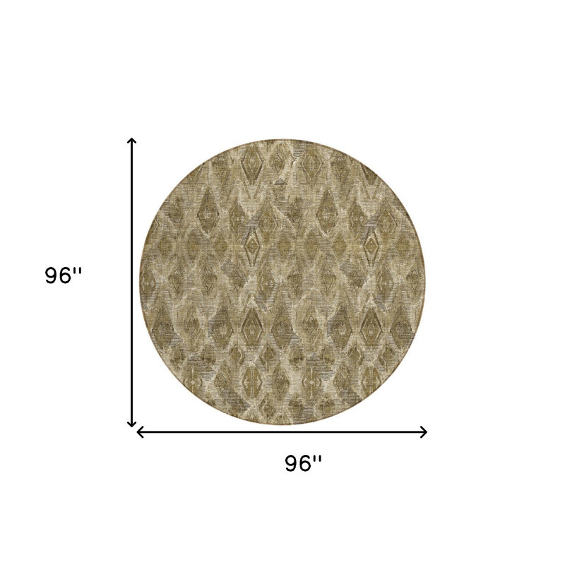 Tapis rond 8 po