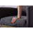 Datia Upholstered Counter Stool with Metal Frame-596022108-573421347