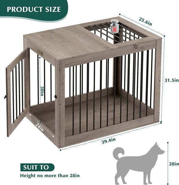 Tucker Murphy Pet™ Pet Crate End Table Furniture Style Dog Crate Kennels  For Medium And Large Dogs & Reviews