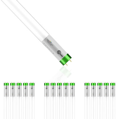 18 watts (équivalent à 50 watts), ampoule à DEL T8 non-à intensité variable, culot G13/à deux broches