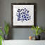 Deep Blue Branch II - reproduction encadrée de qualité supérieure - prête à être accrochée-1383211863-1383211869-1383243074