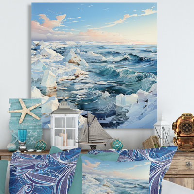 «Ocean Winter Scenery II», reproduction sur toile