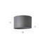 20cm H Velvet Drum Pendant Shade ( Screw On )-188958262-137702870