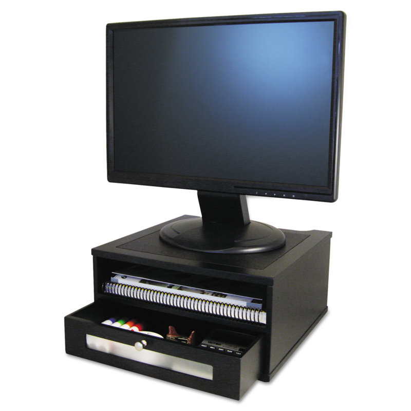 Midnight Black Victor Single Screen Desktop Mount