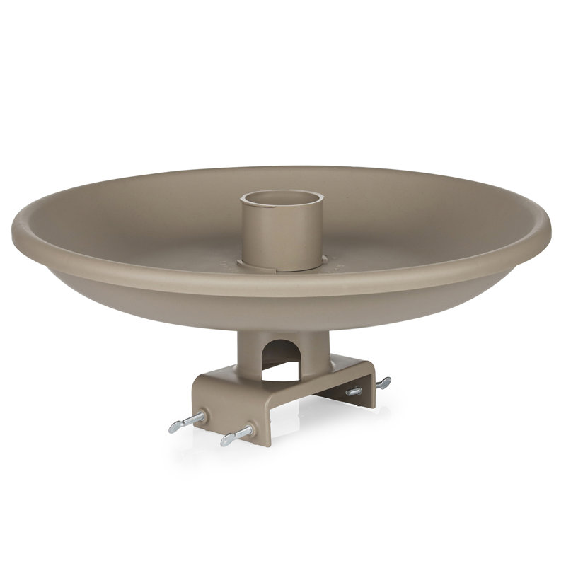 Plastic / Acrylic Single Tier Birdbath