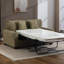 2 Seater Linen Blend Sofa Bed-1197170959