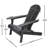 Acacia Wood Outdoor Folding Adirondack Chair-1921735556