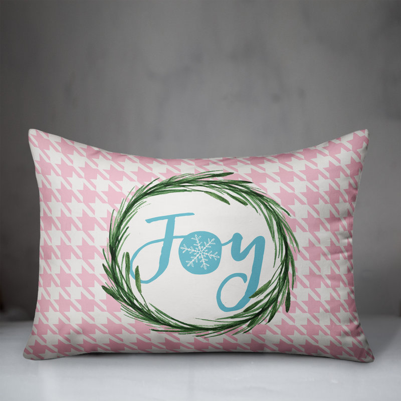 Plaid Throw Pillow, Polyester/Polyfill