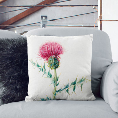 Thistle Scatter Cushion with Filling