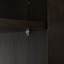 Meuble-lavabo de 36 po avec lattes en chêne fumé, grande capacité de rangement, surface imperméable, assemblage Kd, grain facile à installer, cuve en quartz noir, ajustement intérieur multi-styles, contreplaqué de catégorie E1, doux
