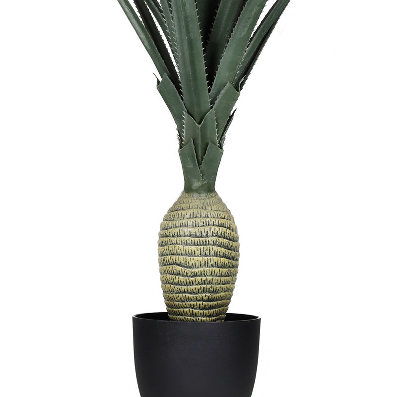 Cisneros 52'' Faux Agave Plant in Pot