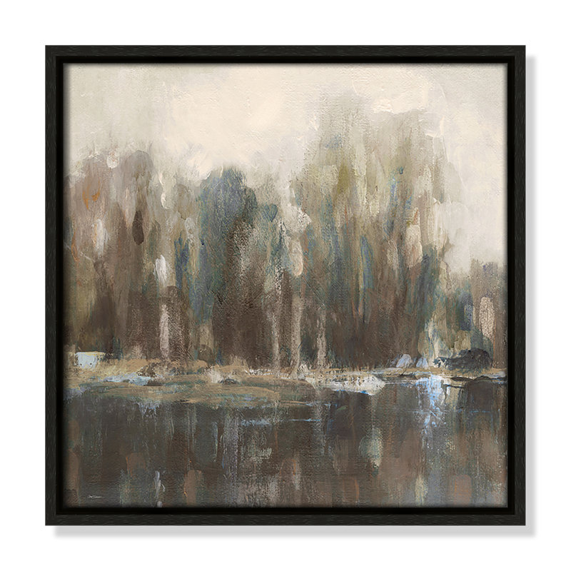 «Daily Reflections I Print» par Carol Robinson, Espresso, H 13,5 po x l 13,5 po