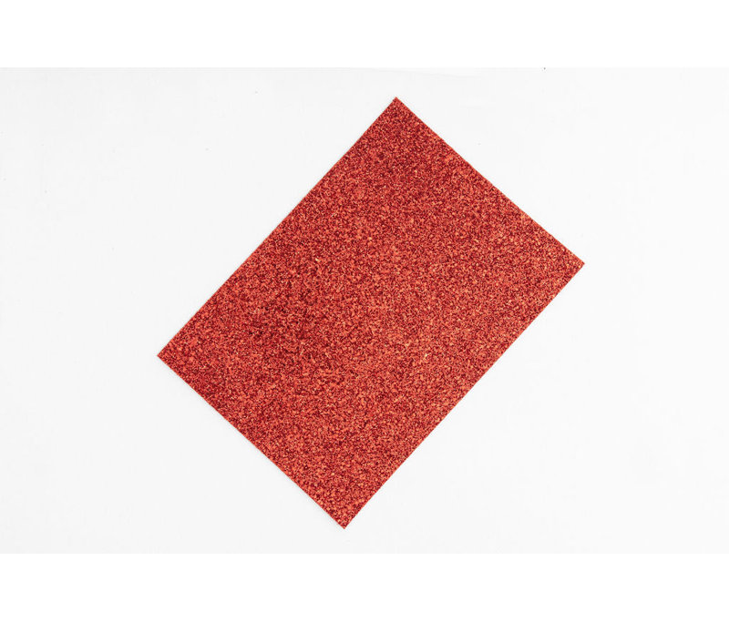 Ruby Red – Real Glitter Wallpaper Sample (A6 Size)