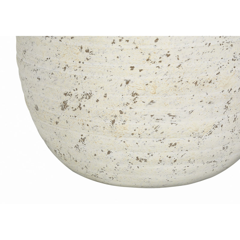 Lampe de table, éclairage, béton crème, abat-jour ivoire / crème, moderne