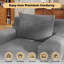 Upholstered Corduroy Accent Chair-2040273138