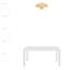 Aloisio Glass Flush Mount