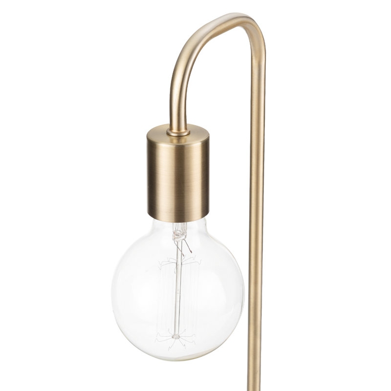 Lampe arquée 18 po Kazutaka, Laiton mat