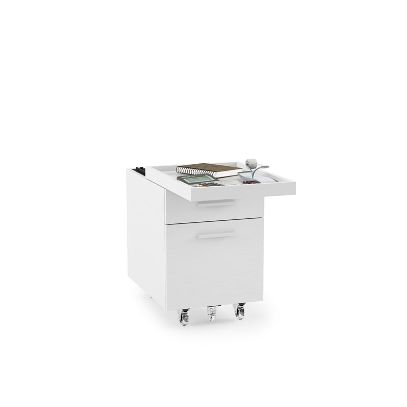 Centro 15.25'' Wide 2 -Drawer Mobile File Cabinet