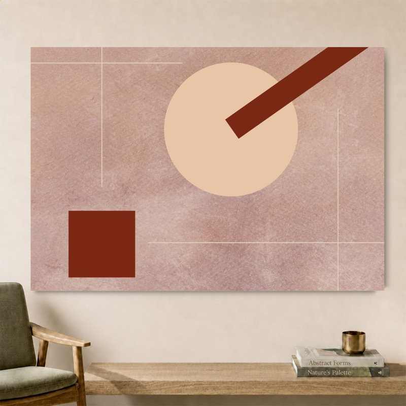 Lune moderne par SD graphiques Studio - impression sur toile