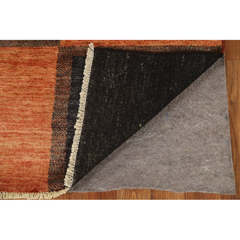 Tapis oriental à motif de légumes Gabbeh fabriqué à la main 6 x 8
