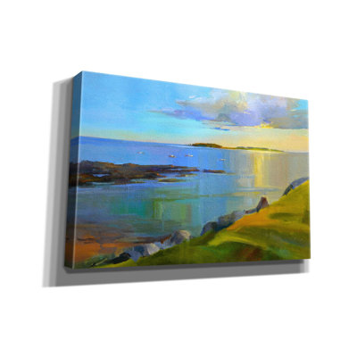 Bridgedale, «Kettle Cove Boats 2» par Holly Ready, art mural sur toile