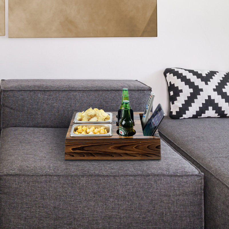 Wood Snack Bed Couch Laptop Tray