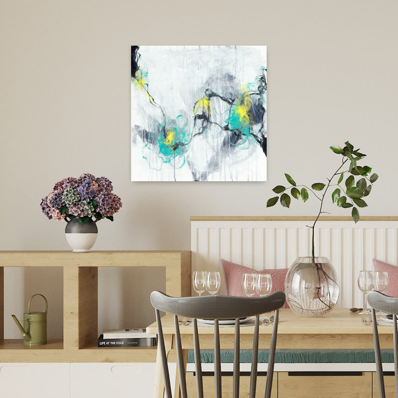 Catalyst Stage 1, art abstrait contemporain, H 18 po x l 18 po