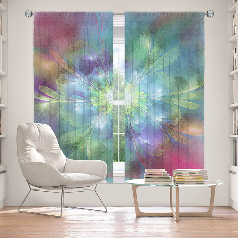 Elette Room Darkening Curtain Pair, 40" W x 82" L