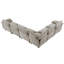 Moderne, modulaire 6, modulaire, revêtement en chenille, bois, mousse haute, coussins ajustables, dossiers réversibles, housses de siège amovibles, pieds exposés, armature confortable en bois foncé 6, accoudoirs confortables-1189719143