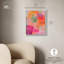 «Garnet Gleam II», toile néon abstraite par Art Remedy-113260957-113260959