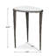 Table d'appoint en marbre blanc Arnold