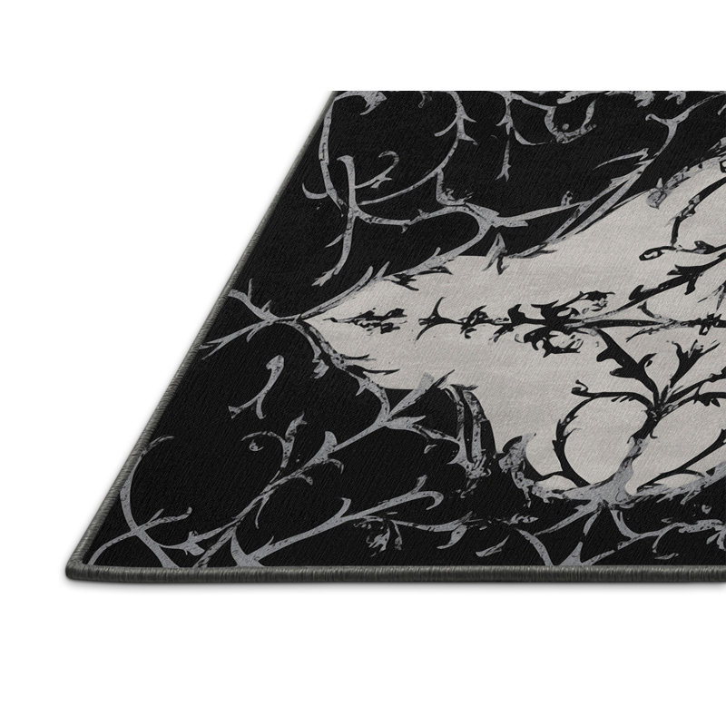 Tapis velours noir, Rectangulaire 2 pi x 3 pi