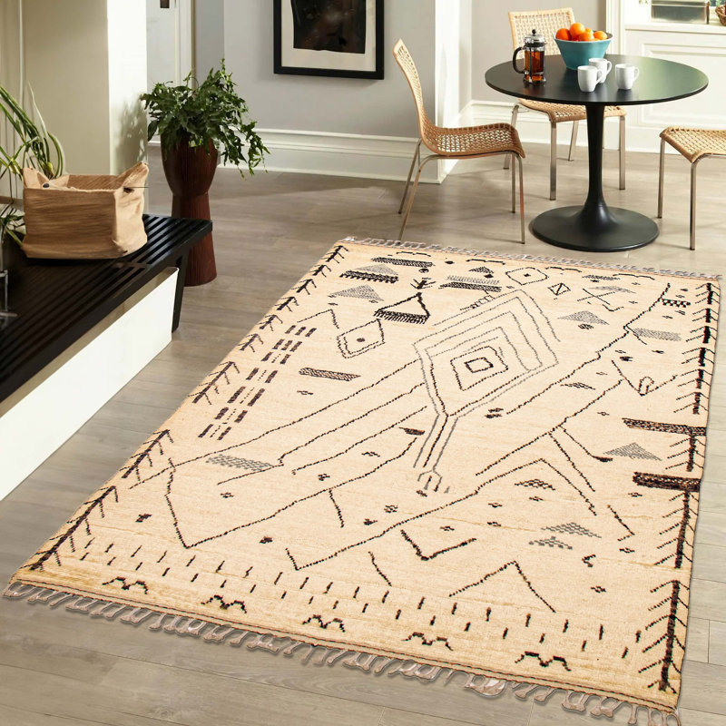 Tapis crème Pak Finest Marrakesh 7 pi 1 po x 10 pi 7 po