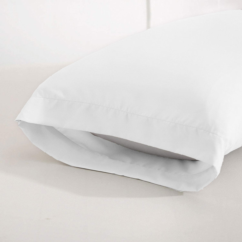 Kotto 100% Polyester Square Oxford Pillowcases, White