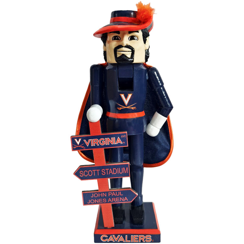 NCAA 12" Virginia Mascot Nutcracker