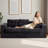 Boneless 3 Seater Beige Couch For Living Room Boneless Couch With Tufted Cushion And Backrest Upholstered Floor Sofa-549739898