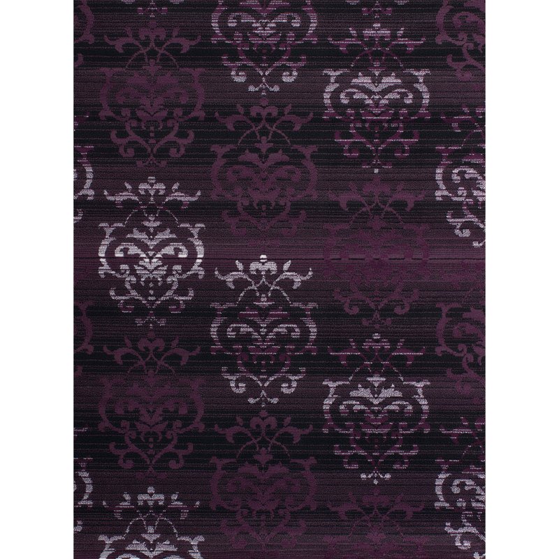 Tapis prune Rosanna, Rectangle 1 pi 11 po x 3 pi 3 po
