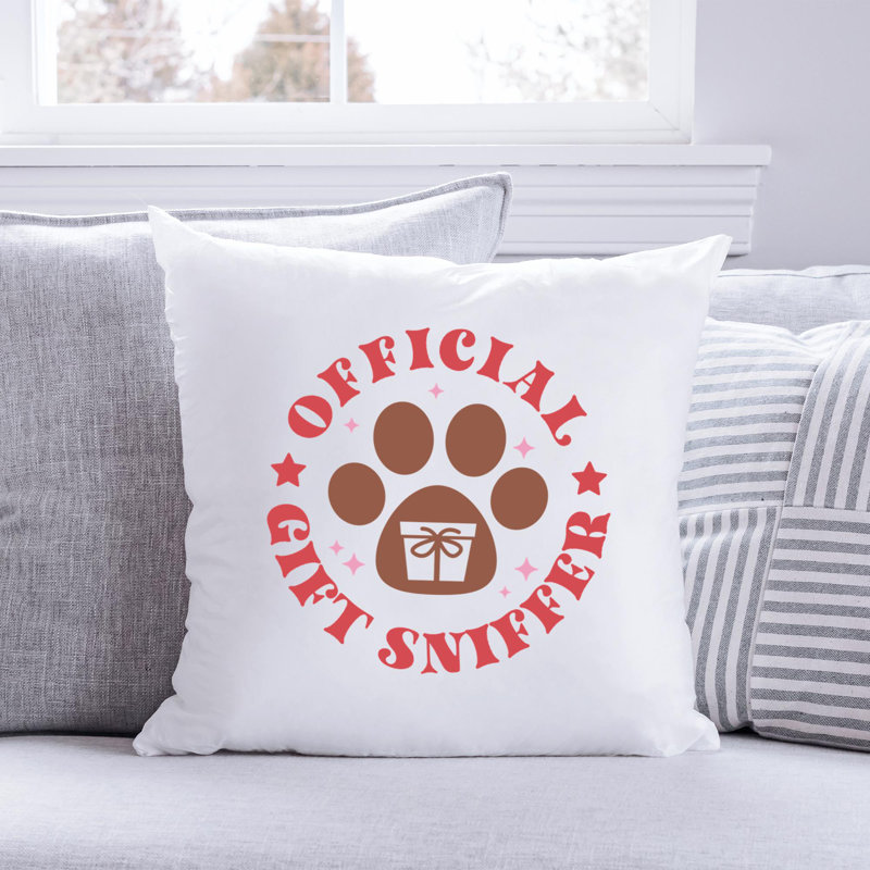 Coussin ChristmasDog-14, 14 po x 14 po