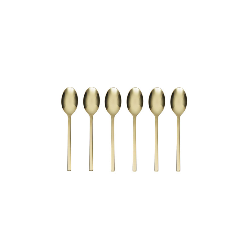 Ensemble de 6 cuillères à café de champagne Allay