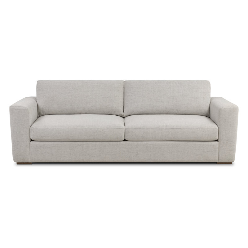 Kano 99" Upholstered Sofa In Mist Grey