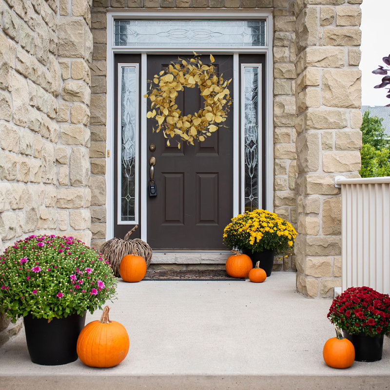 20 inch Artificial Fall Eucalyptus Wreath