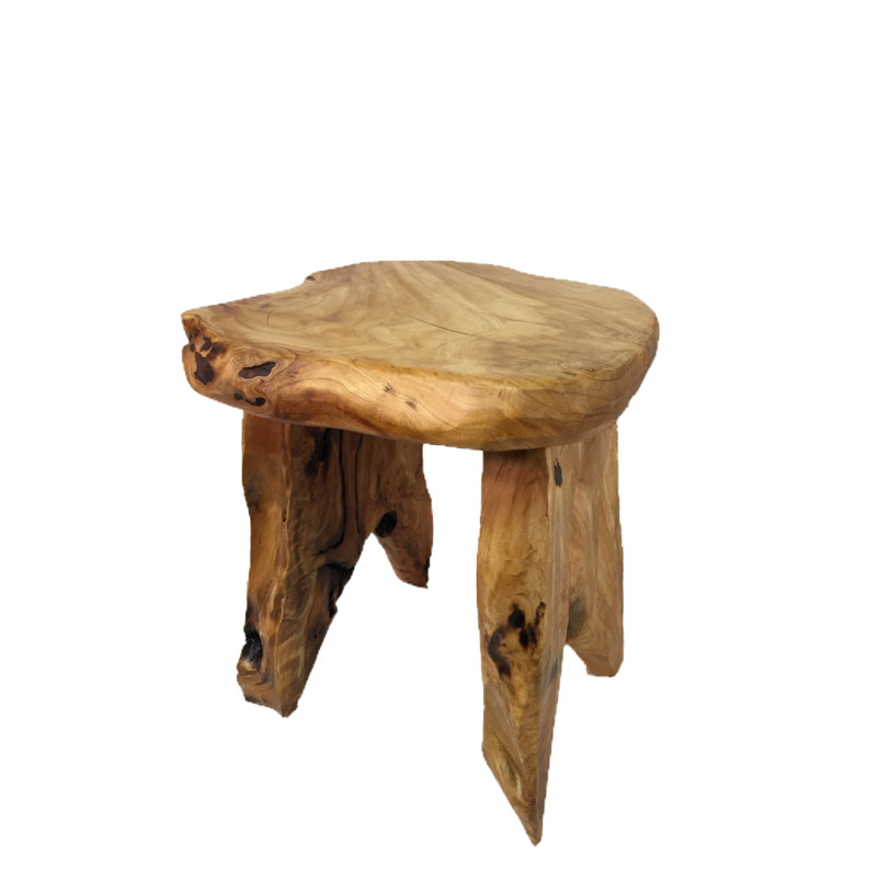 Calonia Solid Wood Accent Stool