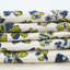 Serviettes de main gaufrées à imprimé gaufré 17X32 en coton de luxe durable pour votre salle de bain "Saancha", bleu