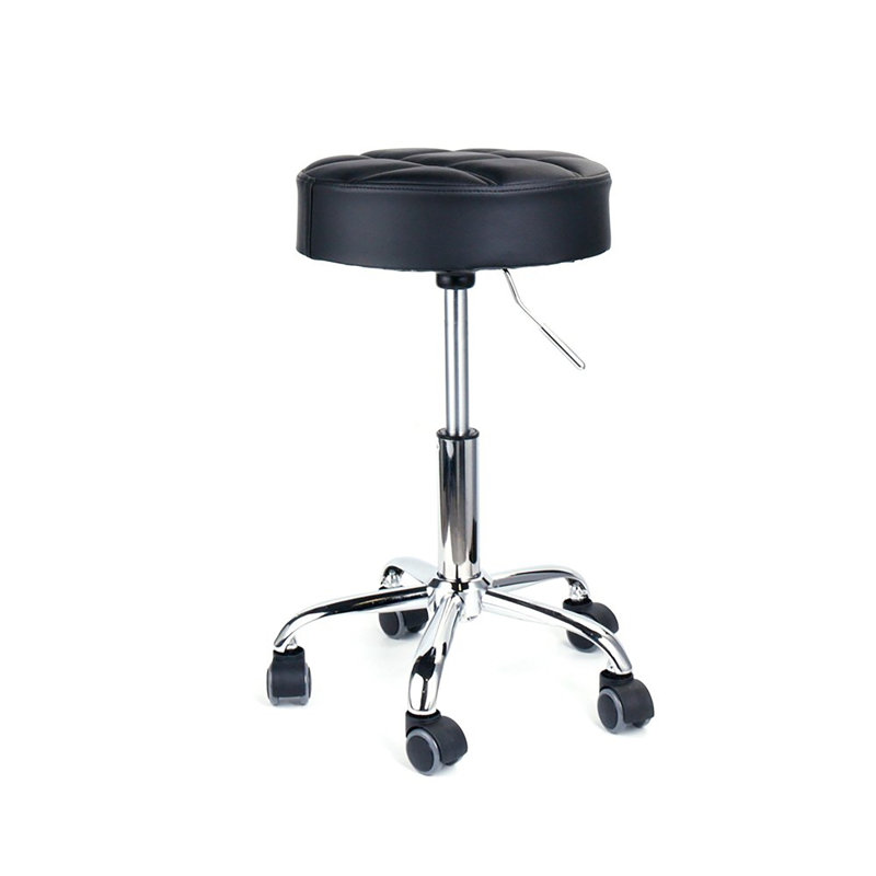 Metal Accent Stool, Black