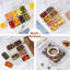 Divided Serving Tray With Lid And Handle - Divided Snack Tray For Portable Snack Platters - Clear Organizer For Candy, Fruits, Nuts, Snacks - Perfect For Party, Entertaining，2 Pcs