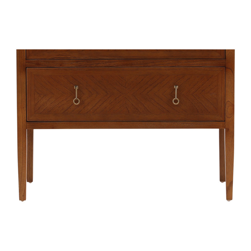 Furniture Classics Regis Natural Mindi Wood 2-Drawer Chest