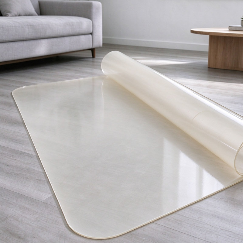 Rectangle Chair Mat with Straight cut Edge