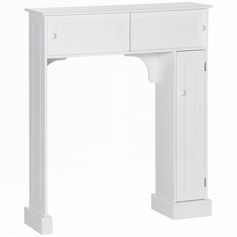 Armoire de rangement au-dessus de la toilette