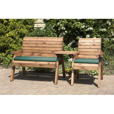 Gallagher Solid Wood Pine Outdoor Bench