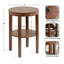Solid Wood End Table-2064460978